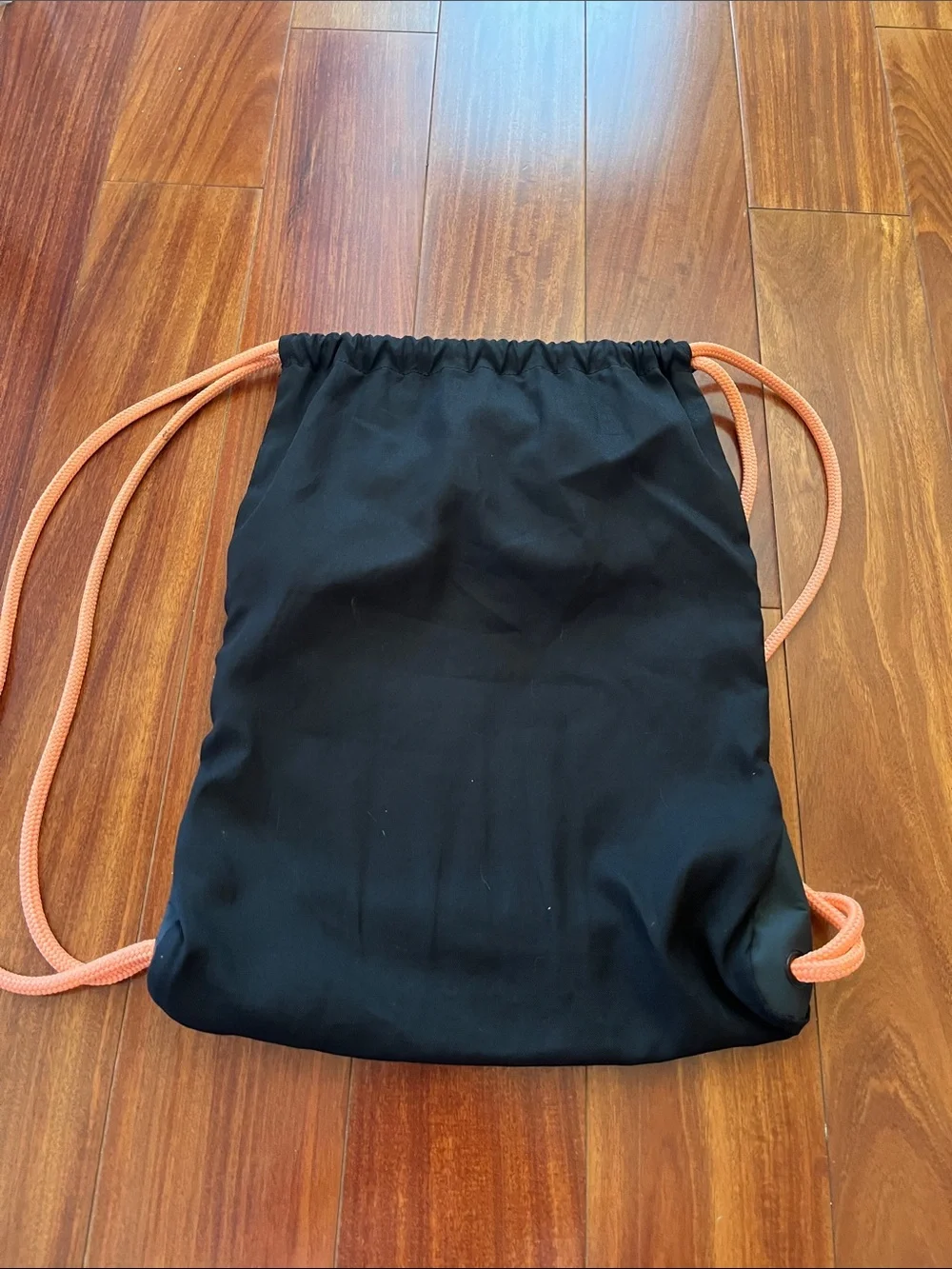Adidas Black Drawstring Backpack Gym Sack Bag Pink Purple Striped